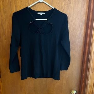Hannah Jones Black Top Size Large